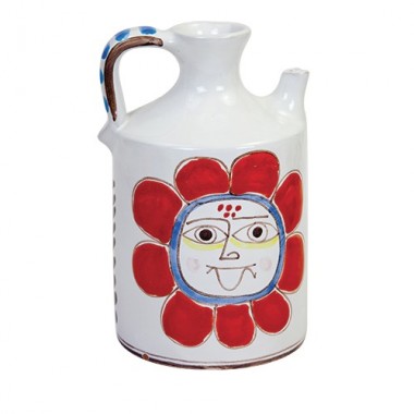 Pitcher Folk  sun de simone pottery BR97FK Pitcher Folk  sun de simone pottery BR97FK